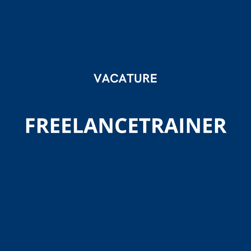 Vacature freelancetrainer