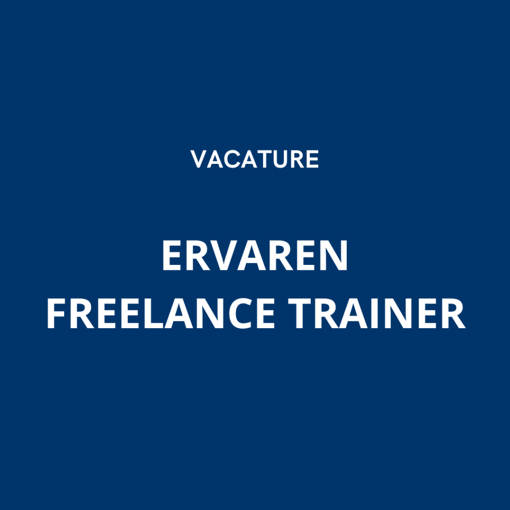 Vacature freelancetrainer